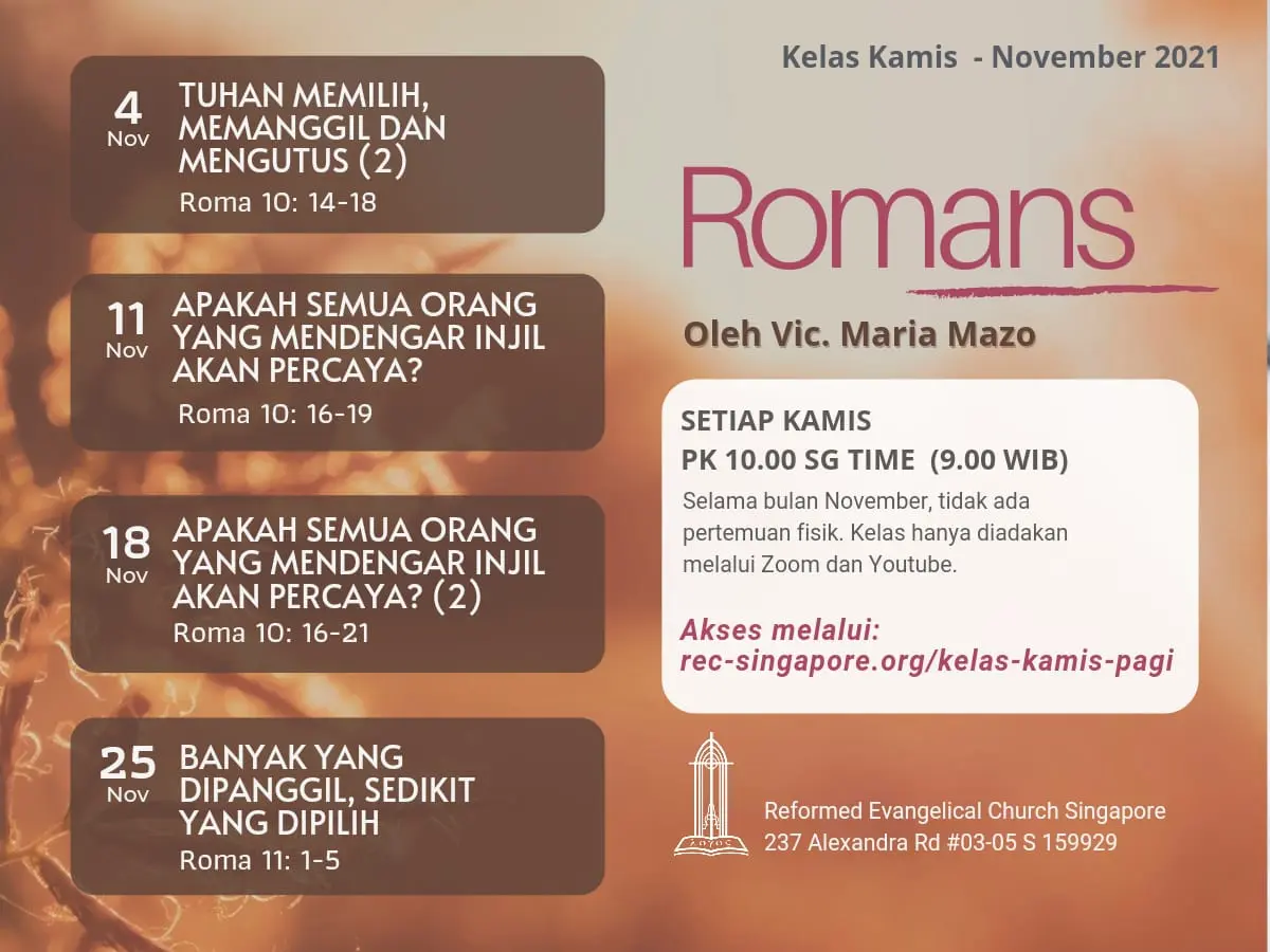 Rec Singapore Reformed Evangelical Church Singapore